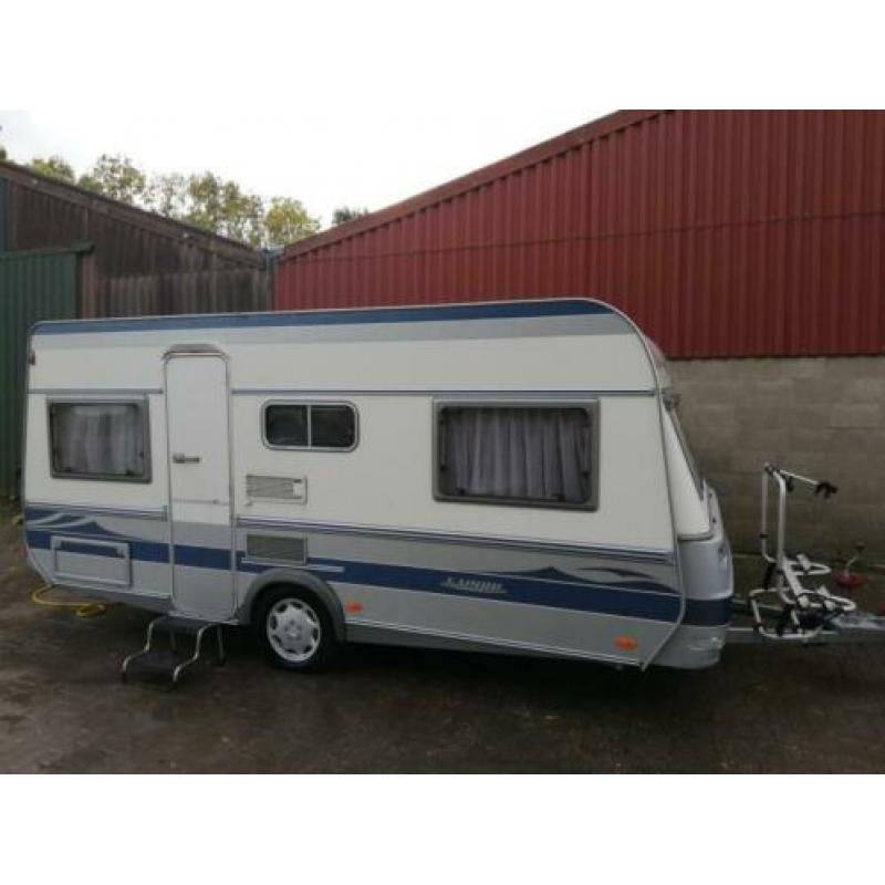 Zeer mooie Fendt 470 F caravan met dwarsbed