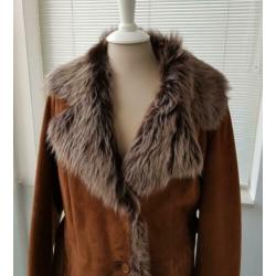 Als nieuw – Arma- korte Lammy coat maat 40