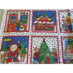 quilt panel kerstpanel 10 vlakken 3,00