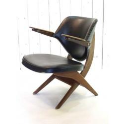 Pelikaan - Vintage Design Fauteuil, vintage Teeffelen stoel
