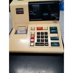 Casio 114 ER kas register met geld lade.