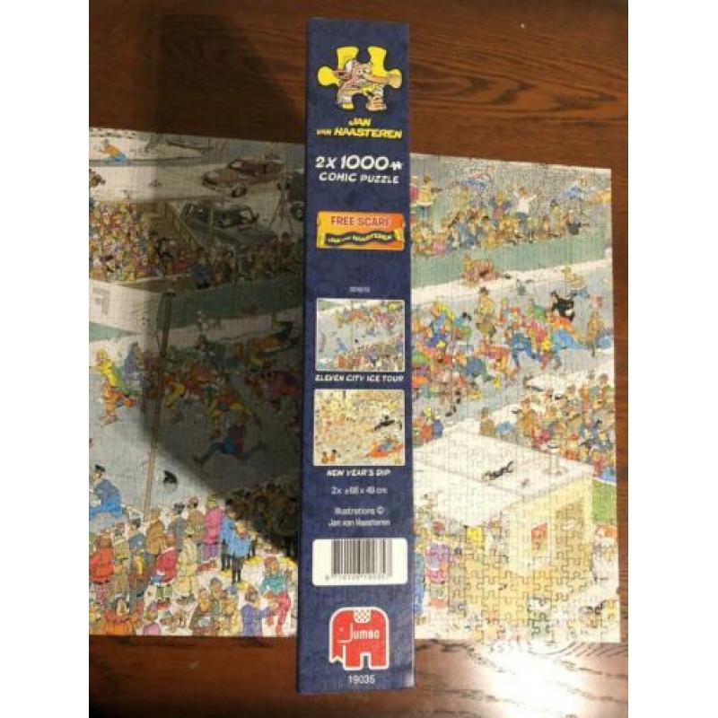 Jan van haasteren puzzel 2x1000 stukjes