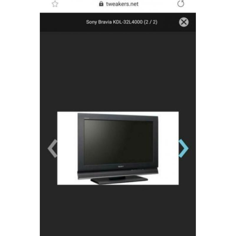 sony Bravia kdl 32l4000