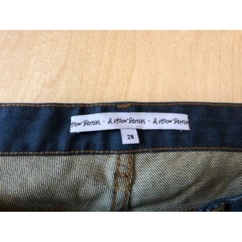 And Other Stories donkerblauwe skinny jeans 28