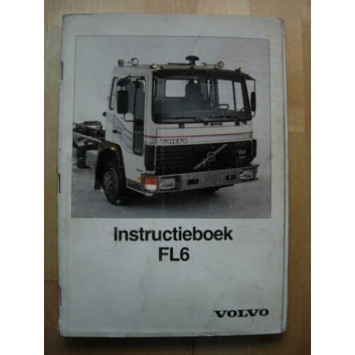 Volvo FL6 Instructieboek Handleiding 1990
