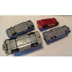 Groep van 4 bespeelde Corgi toys