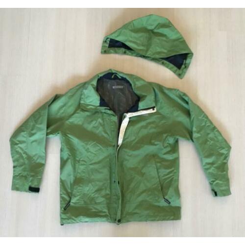 Groene Tenson jas/jacket (wind- en waterdicht) maat M/50