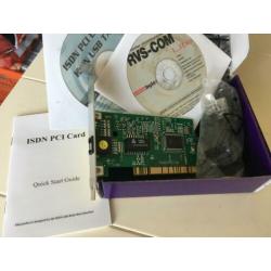 E-Tech PCTA128 PCIv3 PCI ISDN-modemkaart