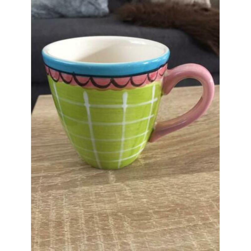 Blond Amsterdam koffie kopje groen