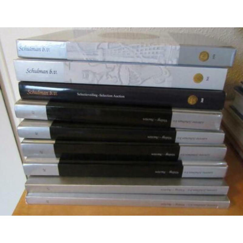 8 Muntcatalogi SCHULMAN 13, 18, 24, 25, 26, 359, 360 & 361 !
