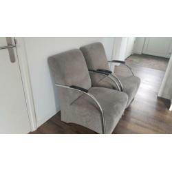 2x Wood Halifax Fauteuils