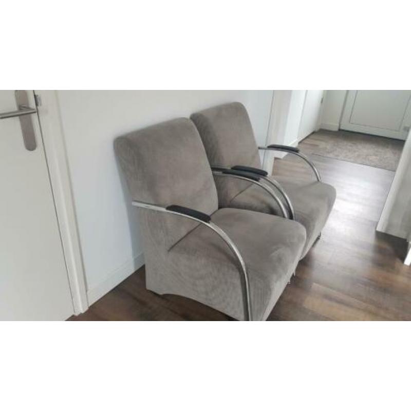 2x Wood Halifax Fauteuils