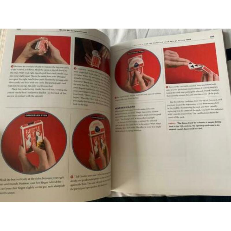 Magic goochel cursus boek Engelstalig