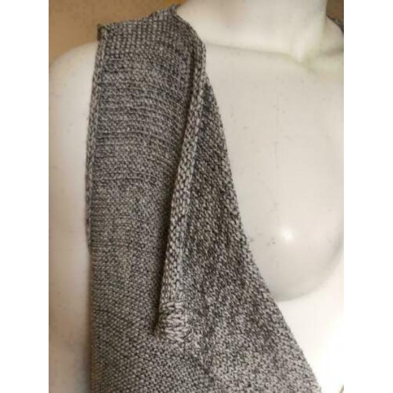 4029 mouwloos grijs mouwloos vest YAYA WOMEN; Mt=S"