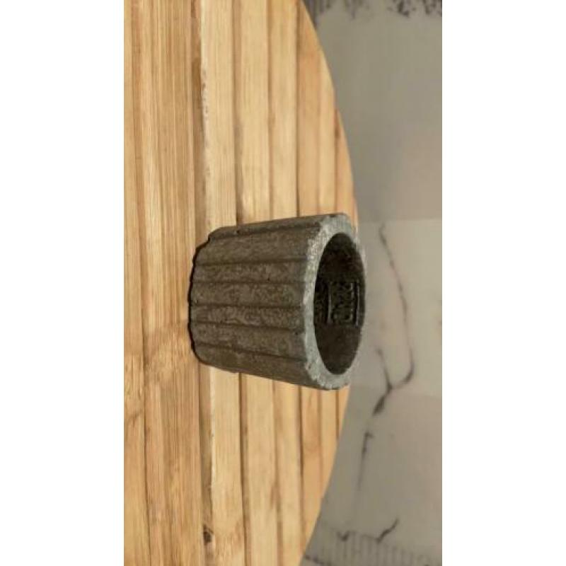 PTMD 3 mini vaasjes / bloempotten betonlook