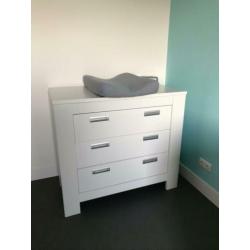 Witte Interbaby commode & ledikant te koop