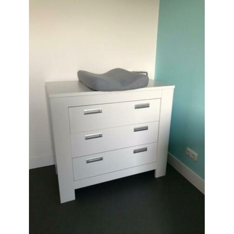 Witte Interbaby commode & ledikant te koop
