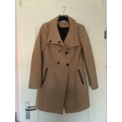 Pimkie Beige voorjaarsjas maat s