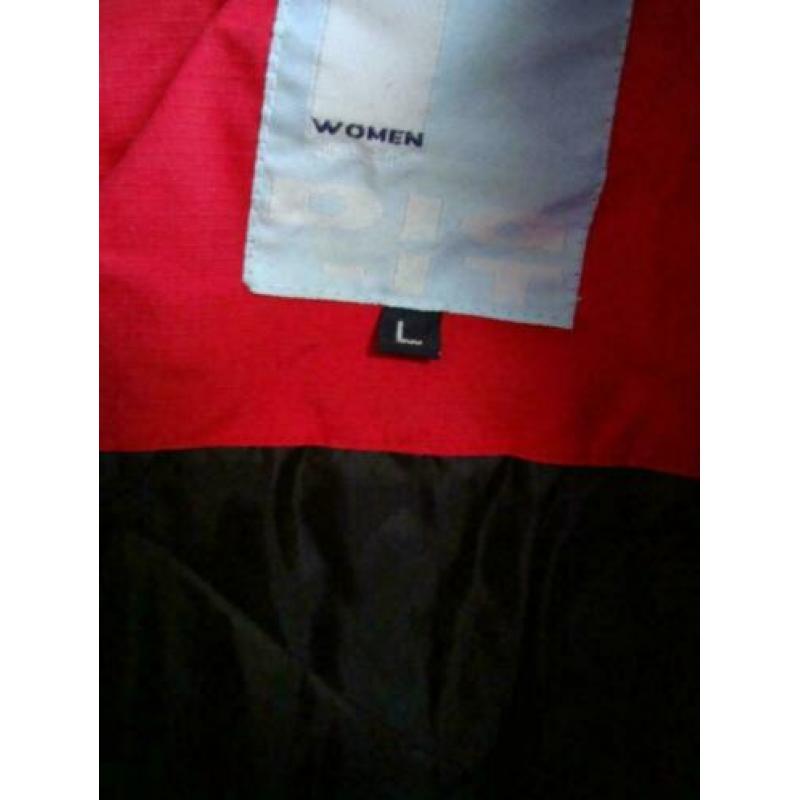 Ski jack zgan rood met ecru