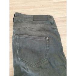 Zwart/grijze jeans Supertrash skinny maat 29