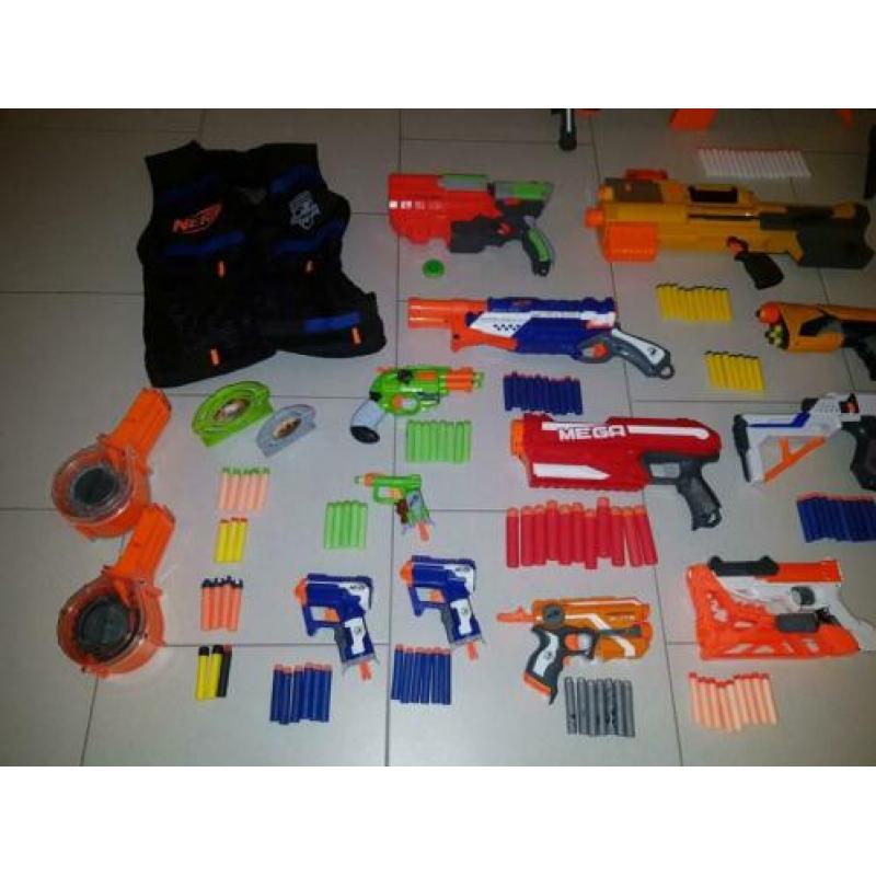 Grote Nerf collectie diverse soorten