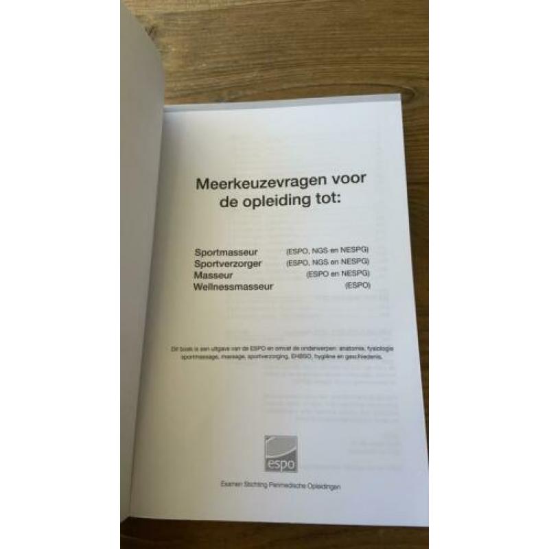 Meerkeuzevragen voor het examen sportmassage