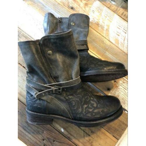 Felmini cowboy/biker laarzen