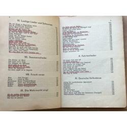 Muziekalbum voor accordeon Duits WW2