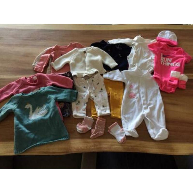 Babykleding pakket newborn meisje maat 56