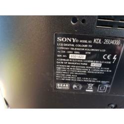 Sony lcd tv 26 inch