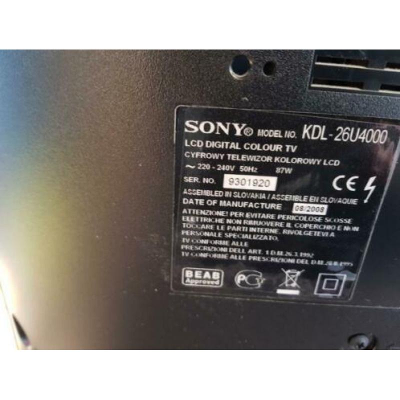 Sony lcd tv 26 inch