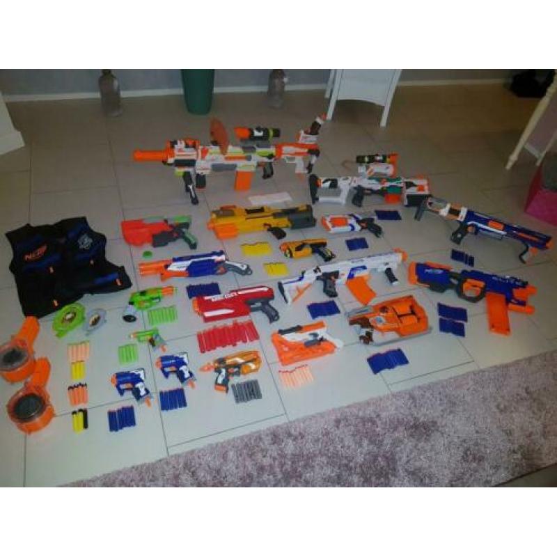 Grote Nerf collectie diverse soorten