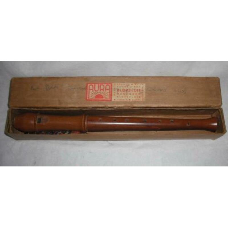 AURA Houten Blokfluit Prima Instrument