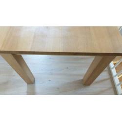 Eikenhouten eettafel 180*90*70