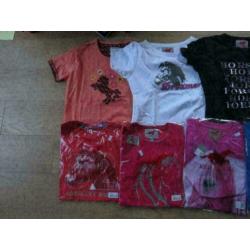 T-shirts maat 164 Horka en Red Horse, 3 voor 25 euro