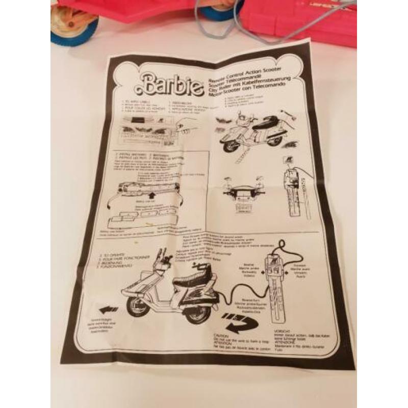 Barbie remote control moter scooter