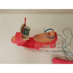 Barbie remote control moter scooter