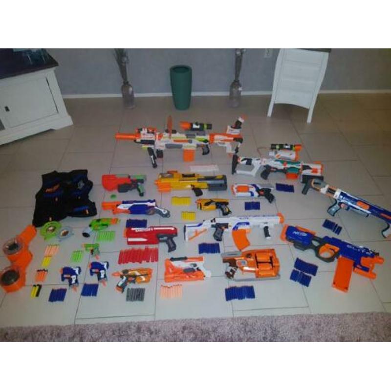 Grote Nerf collectie diverse soorten