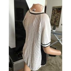 TWIN-SET BY SIMONA BARBIERI shirt met kant , maat S