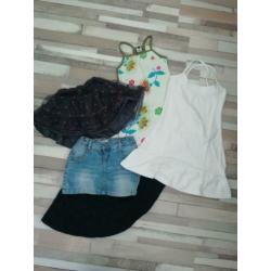 pakket meisje kinderkleding maat 110-116