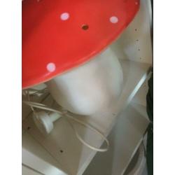 2 Heico paddenstoel lampen per stuk 30 euro