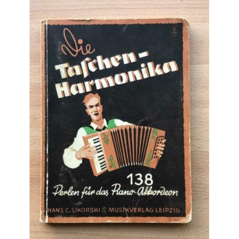 Muziekalbum voor accordeon Duits WW2