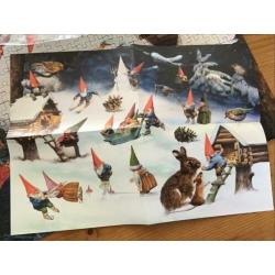 Rien Poortvliet puzzel Winter forest with the Gnomes