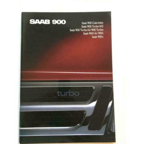 SAAB 900 brochure - modeljaar 1989