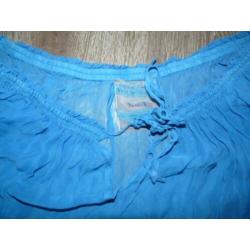 Ibiza bali 100% zijden roezel tuniek jurk Sack's XL 42 44