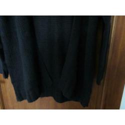 VEST/lang/zwart/UP FASHION/Maat S/nieuw