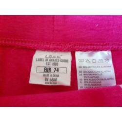 H&M roze rokje maat 74 (SM239)