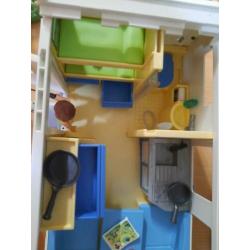Playmobil caravan en kampeertent