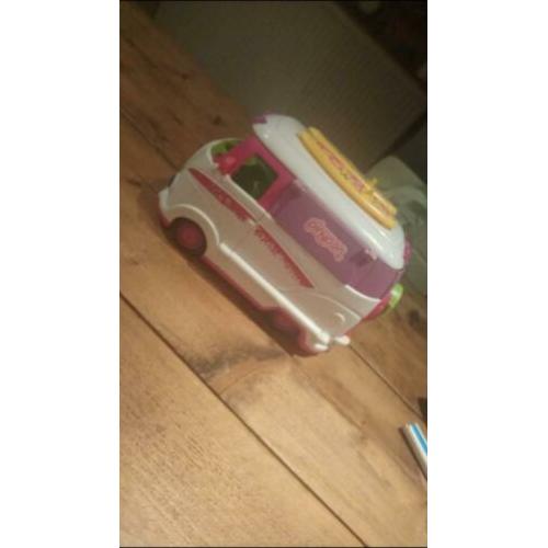 Pinypon Camper+Auto+Poppetjes+Extra onderdelen