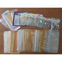 3d boeken-/ vellen, stickers, plakstenen, kaarten/enveloppen